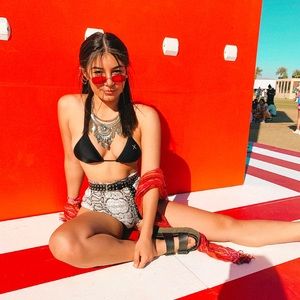 Nasty Gal Other - Born to Snake You Happy High Waisted Bottoms Nasty Gal Other - Born to Snake You Happy High Waisted Bottoms